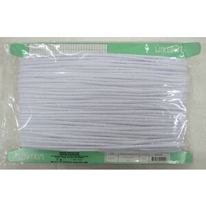Uni-Trim Hood Cord, WHITE Per 50 Metre Card