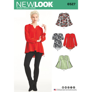 New Look Pattern 6527 Misses&#39; Tunic in Two Lengths