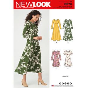 New Look Sewing Pattern 6574 Misses&#39; Dresses