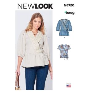 New Look Sewing Pattern N6720 Misses&#39; Tops Sizes 6-18