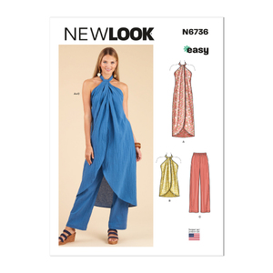 New Look Sewing Pattern N6736 Misses&#39; Tops and Trousers