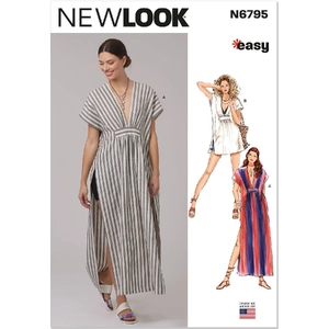 Misses' Caftan in Two Lengths New Look Sewing Pattern N6795