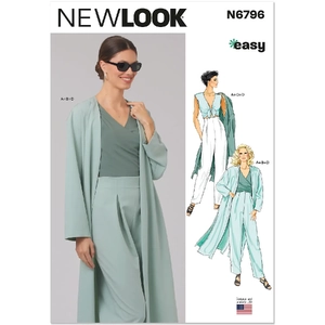 Misses' Coat, Tops and Pants New Look Sewing Pattern N6796