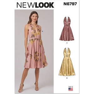 Misses' Dress in Two Lengths New Look Sewing Pattern N6797