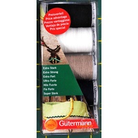 GUTERMANN, 5 Extra Strong Polyester 100m Spool Pack, Upholstery, Jeans, Canvas