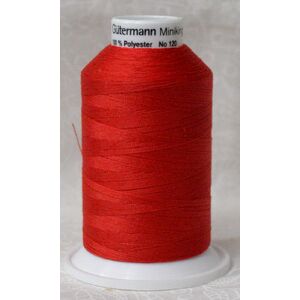 Gutermann Miniking 1000m Universal Sewing / Overlocking Thread Col 156 RED