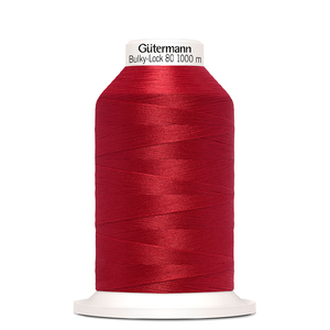 Gutermann Bulky-Lock No.80, #156 RED 1000m Overlocking Thread