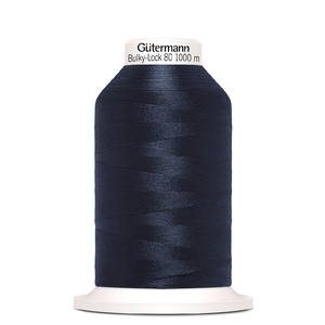 Gutermann Bulky-Lock No.80, 1000m Overlocking Thread Col 339 NAVY BLUE