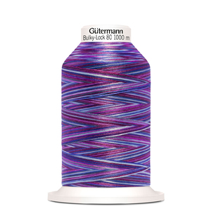 Gutermann Bulky-Lock No.80, #9944 VARIGATED BLUE 1000m Overlocking Thread