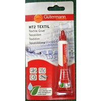 Gutermann HT2 Textile Glue, Fabric Glue, Solvent Free, 19ml Tube