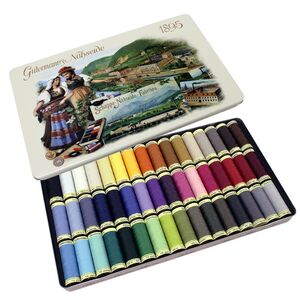 Gutermann Nostalgic Tin, 100m Sew-All Thread Box, 48 spools. Art 640954