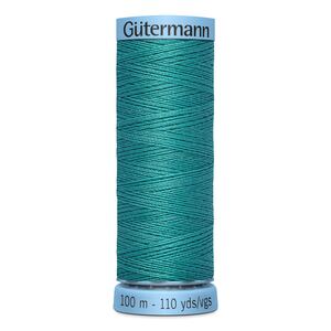 Gutermann Silk Thread #107 TEAL, 100m Spool (S303)