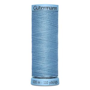 Gutermann Silk Thread #143 STEEL BLUE, 100m Spool (S303)