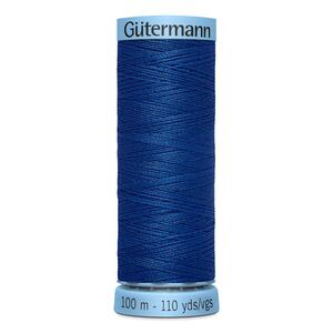 Gutermann Silk Thread #214 DARK DENIM, 100m Spool (S303)