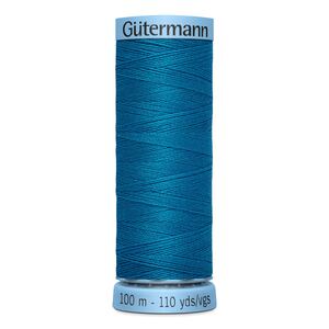 Gutermann Silk Thread #25 TURQUOISE, 100m Spool (S303)