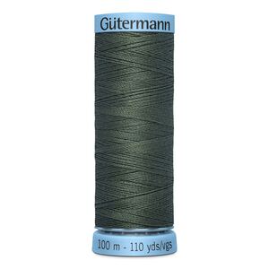 Gutermann Silk Thread #269 VERY DARK OLIVE GREEN, 100m Spool (S303)