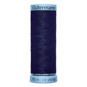 Gutermann Silk Thread #310 NAVY BLUE, 100m Spool (S303)