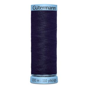 Gutermann Silk Thread #339 NAVY BLUE, 100m Spool (S303)