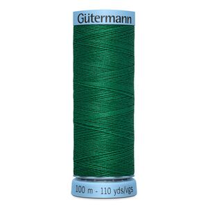 Gutermann Silk Thread #402 GREEN, 100m Spool (S303)