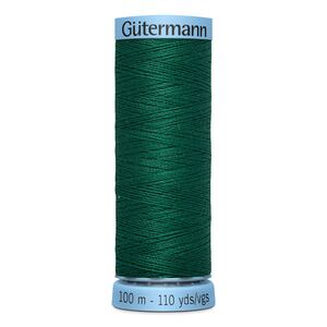 Gutermann Silk Thread #403 EMERALD GREEN, 100m Spool (S303)