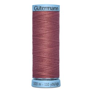 Gutermann Silk Thread #474 DUSKY ROSE, 100m Spool (S303)