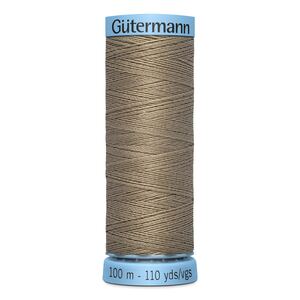 Gutermann Silk Thread #724 TAUPE, 100m Spool (S303)