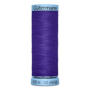 Gutermann Silk Thread #810 DARK VIOLET or GRAPE, 100m Spool (S303)
