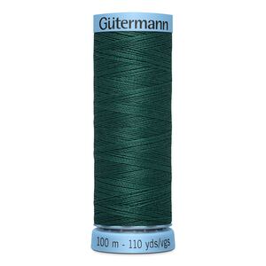 Gutermann Silk Thread #869 DARK TEAL, 100m Spool (S303)