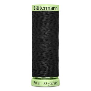 Gutermann Top Stitch Thread 30m, #000 BLACK