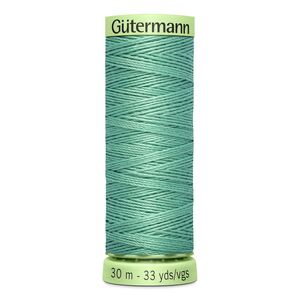 Gutermann Top Stitch Thread #100 MISTY GREEN 30m Spool High Lustre, Bold Sewing