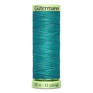 Gutermann Top Stitch Thread #107 TURQUOISE 30m Spool High Lustre, Bold Sewing