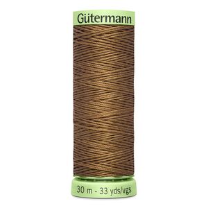 Gutermann Top Stitch Thread #124 LIGHT BROWN 30m Spool High Lustre, Bold Sewing