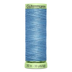 Gutermann Top Stitch Thread #143 DUCK EGG BLUE 30m Spool High Lustre, Bold Sewing