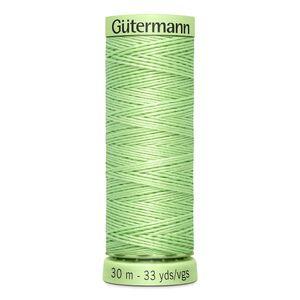 Gutermann Top Stitch Thread #152 VERY LIGHT GREEN 30m Spool High Lustre, Bold Sewing