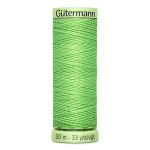 Gutermann Top Stitch Thread #153 LIGHT LIME GREEN 30m Spool High Lustre, Bold Sewing