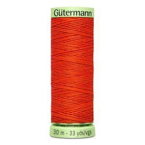 Gutermann Top Stitch Thread #155 ORANGE 30m Spool High Lustre, Bold Sewing