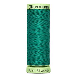 Gutermann Top Stitch Thread #167 DARK SEAFOAM GREEN 30m Spool High Lustre, Bold Sewing