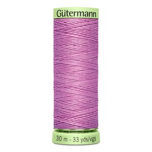 Gutermann Top Stitch Thread #211 DARK ROSE PINK 30m Spool High Lustre, Bold Sewing