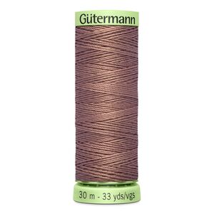 Gutermann Top Stitch Thread #216 MOCHA BEIGE 30m Spool High Lustre, Bold Sewing