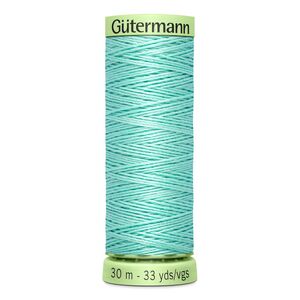 Gutermann Top Stitch Thread #234 CELESTE GREEN 30m Spool High Lustre, Bold Sewing