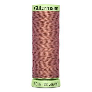 Gutermann Top Stitch Thread #245 SANDLEWOOD 30m Spool High Lustre, Bold Sewing