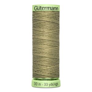 Gutermann Top Stitch Thread #258 LIGHT OAK BROWN 30m Spool High Lustre, Bold Sewing
