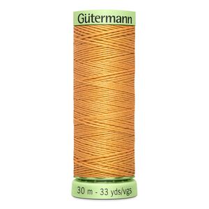 Gutermann Top Stitch Thread #300 DUSKY ORANGE 30m Spool High Lustre, Bold Sewing