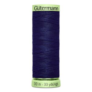 Gutermann Top Stitch Thread #310 NAVY BLUE 30m Spool High Lustre, Bold Sewing
