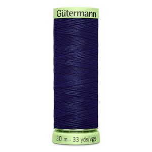 Gutermann Top Stitch Thread 30m #310, NAVY BLUE, High Lustre, Bold Sewing