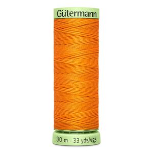 Gutermann Top Stitch Thread #350 ORANGE 30m Spool High Lustre, Bold Sewing