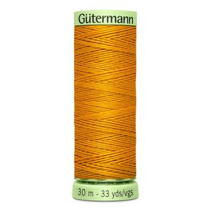 Gutermann Top Stitch Thread #362 LIGHT TANGERINE ORANGE 30m Spool High Lustre, Bold Sewing