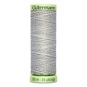 Gutermann Top Stitch Thread #38 LIGHT GREY 30m Spool High Lustre, Bold Sewing