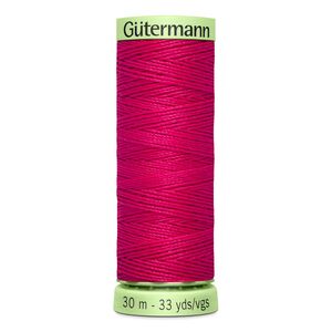 Gutermann Top Stitch Thread #382 CANDY RED 30m Spool High Lustre, Bold Sewing