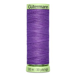 Gutermann Top Stitch Thread #391 DUSKY LILAC 30m Spool High Lustre, Bold Sewing